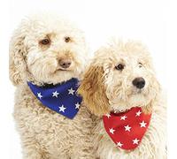 Pet Pooch Boutique Star Bandana for Dog, X-Small/Small, Red