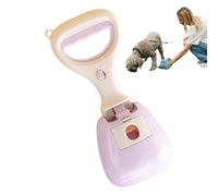Pet Pooper Scooper, Kitten Poop Grabber Portable, Cat Litter Picker Built-In Storage Bag Pick Up Shovel With Ergonomic Handle For Daily Walks