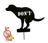 Pet Pooping Signs Yard - No Dog Pooping Solid Cast Iron Yard Sign | Without Pooping Dog Signs for Yard | without Peeing Cat Garden Sign | Cast Iron No Pooping Dog Signs for Gardens, Courtyards