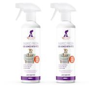 Pet Power - Fabric Refresher Spray - Fresh Citrus Scent - 2 x 500ml Duo Pack-Scented Fabric Spray for Pet Bedding, Carpets, Laundry & Upholstery-Fresh Fragrance Mist in Recyclable Bottles