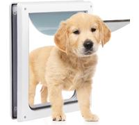 Pet Prime 2 Ways Locking Pet Flap Door For Dogs Pet Door with Transparent flap (Small)