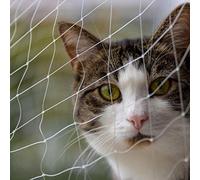 Pet Prime Cat Safety Net for Balcony Window Transparent Protective Net for Cats Pet Anti-escape Net Invisibel Safety Fence Include Fixing Set (3x2m)