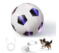 pet prime Interactive Dog Toys, Interactive Dog Ball 3.15 in USB Rechargeable, Activated Smart Dog Toys for Boredom, Moving Dog Ball with LED Lights for Small Medium Dogs