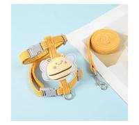 Pet Products Pet Puppy Dog Harnesses Leash Set Bee Animals Shape Dog Cat Harnesses Soft Adjustable Outdoor Walking Anti-Lost Pet Supplies Pet Products(3,S)