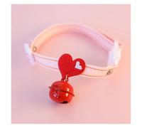 Pet products Super Cute Cotton Cat Collar Anti-choking Safety Buckle Adjustable Pet Collars Rabbit/frog/Panda Big Bells Cats Accessories Pet products(3,S)