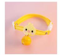 Pet products Super Cute Cotton Cat Collar Anti-choking Safety Buckle Adjustable Pet Collars Rabbit/frog/Panda Big Bells Cats Accessories Pet products(4,M)