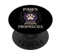 Pet Psychic Witchy Pet Mom Animal Medium Occult Pet Owner PopSockets Adhesive PopGrip
