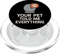 Pet Psychic Witchy Pet Mom Animal Medium Occult Pet Owner PopSockets PopGrip for MagSafe