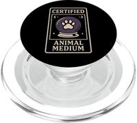 Pet Psychic Witchy Pet Mom Animal Medium Occult Pet Owner PopSockets PopGrip for MagSafe