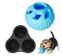 Pet Puzzle Feeder Ball - BPA Free Design, Slow Food Release Mechanism System, Durable Rolling Toy Structure, Safe Edible Treat Storage Build | Dog Usage During Indoor Activity