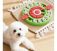 Pet Puzzle Feeder Bowl Slow Eating Mat, 28cm Diameter Interactive Dog Bowl with Grippy Base, Mental Enrichment for Fast Eaters