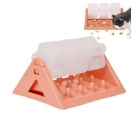 Pet Puzzle Feeder Rotating Flower Adjustable Fun Food Toys | Interactive for Small Cats Medium Dogs Pets