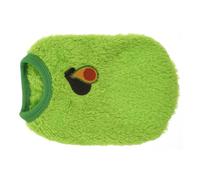 PET Rabbit Clothes Warm Flannel Costume for Small Animals Green