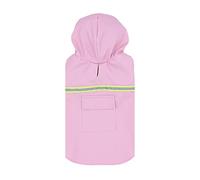 Pet Raincoat Dog Clothes Waterproof Big Dog Costume Rain Coat for Dogs Golden Outdoor Pet Supplies(Pink,XL)