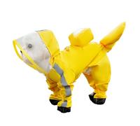 Pet Raincoat Waterproof Tail Shield Leggings Thick Suspender Booties For Dog Outdoor Apparel Small Dog Raincoats Tail Protections
