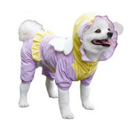 Pet Raincoats Body Covers Leggings Thick Suspender For Dog Outdoor Apparel