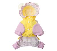Pet Raincoats Body Covers Leggings Thick Suspender For Dog Outdoor Apparel