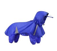 Pet Raincoats Waterproof Dog Outdoor Activity Rain Jackets Small Puppy Reflective Windproof Clothes Rain Jackets Hooded Reflective