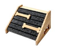 Pet Ramps for Small Dogs | Wooden Non-Slip Step - with Felt Pad Step Ramp for Dogs,for Small Medium Canine Bed Sofa Home Bedroom Doorway Indoor Outdoor