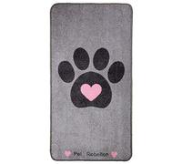 Pet Rebellion Big Paws Mat Heart 57 x 110 cm,Grey