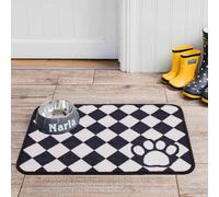 Pet Rebellion Mate Dog Food Mat - Black