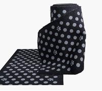 Pet Rebellion Stop Muddy Paws Dog Runner | Custom Length, By The Metre Floor Protection, Stops Dirt and Mud | Non-Slip, Absorbent, and Machine Washable | Dotty Grey