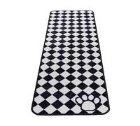 Pet Rebellion Stop Muddy Paws Dog Runner | Protect your floors from Dirt and Mud | Non-Slip, Absorbent, and Machine Washable | 50 x 150 cm (Check)