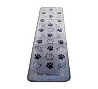 Pet Rebellion Stop Muddy Paws Dog Runner | Protect your floors from Dirt and Mud | Non-Slip, Absorbent, and Machine Washable | 45 x 150 cm (Country Walk Grey)