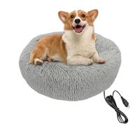 Pet Rechargeable Bed - Pet Heating Pads, Safe Heated Pet Bed | Usb Charging Pet Sleeping Bed with 5.51 Inch Height and 7.87 Inch Internal Diameter, Multi-Functional Heated Pet Pad for Indoor Cats Dogs