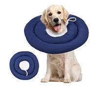 Pet Recovery Collar After Surgery Dog Cone Collar With Adjustable Neck Drawstring Waterprrof Dog Protective Donut Collar for Small Medium Large Pets