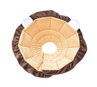 Pet Recovery Collar, Cartoon Lion Design Pet Dog Cat Anti-Bite Protective Neck Cone Recovery Collar Yellow XL