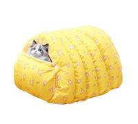Pet Refuge, Semi Covered Sleeping Sanctuary, Hygienic Separate Pillow Insert, Excellent Winter Solution, Bedroom Living Area Furnishing, Ideal for Gray Felted Cloth Mat