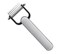Pet Remover Comb - Gentle Non-Slip Ergonomic Handle with Mat Cutting , Cactus-Inspired Hair Remover, Grooming Brush | For Pudles Goldendoodles Cats