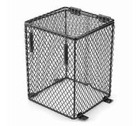 Pet Reptile Lamp Mesh Cover - Anti-Scald Safety Cage for Ceramic Heat Bulb, Day & Night Heating Lampshade (Rectangular)