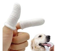 Pet Republique Soft Fabric Finger Toothbrush Kit for Dogs and Cats - Washable & Reusable (6 Count)