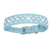 Pet Rhinestone Collar - Pu Leather Dog Necklace, Adjustable Cat Collar