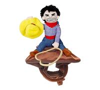 Pet Riding Suit | Polyester Fiber Dog Cowboy Rider Costume with Fasteners - Dog Outfit Saddle-Shaped Dress Design for Parties, Halloween,