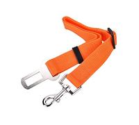 Pet Rope Hot Adjustable Pet Cat Dog Car Safety Belt Collars Pet Restraint Leash Travel Clip Car Safety Harness For Most Vehicle Pet Traction Rope(Orange)