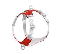 Pet Rope Padded Pet Dog Harness No Pull Dog Reflective Chest Strap Belt Vest Adjustable Outdoor Training Protective Harness Pet Traction Rope(Red,XXL)