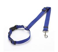 Pet Rope Pet Products Universal Practical Cat Dog Safety Adjustable Car Seat Belt Harness Leash Puppy Seat-belt Travel Clip Strap Leads Pet Traction Rope(Round blue)