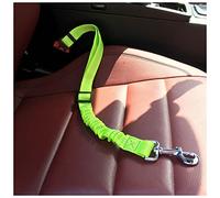 Pet Rope Upgraded Dog Seat Belt Dog Car Seatbelts Adjustable Pet Seat Belt for Vehicle Nylon Pet Safety Seat Belts Elastic Reflective Pet Traction Rope(Green)