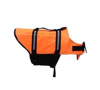 Pet Rowing Row Boat Portable Life Vest Swimsuit Puppy Float Coat Vest for Summer Life Vest Doggies Life Vest Jackets Lar (Orange L)
