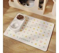 Pet Rugs, Feeding Mats for Dog Food and Water Bowls, Stain-free Quick-drying Absorbent Mats, Cats and Pet Drinking Fountains, Soft Diatomaceous Earth Floor Mat (Color 2,40cm×50cm)