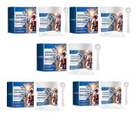 Pet Safe Ice Melt for Snow and Ice Removal, Green Salt Safe for Concrete Driveways Sidewalks, Fast Acting Pet Friendly Snow Melt, Rock Salt Alternative for Paths and Patios (5pcs, Snow Melter + Spoon)