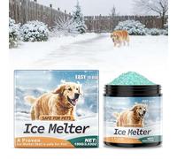 Pet Safe Ice Melt Safe for Concrete and Driveway, Fast Acting Snow Salt for Sidewalks and Patios, Eco Friendly Deicer with Green Visual Indicator, 1 Pack