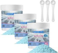 Pet Safe Ice Melt Safe for Concrete,Pet Friendly Snow Ice Melt Salt,Green Salt for Snow Removal,Environmentally Friendly Animal Paw Friendly