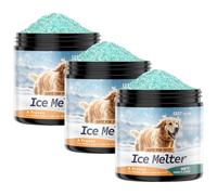 Pet Safe Ice Melt Safe for Concrete, Salt for Ice and Snow Rock Salt, Snow Salt Ice Melt Pet Friendly, Green Salt for Snow and Ice Removal, Snow & Ice Melters, Sidewalk Salt (3)