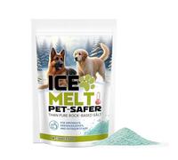 Pet Safe Ice Melt Safe for Concrete, Snow Salt Ice Melt Pet Friendly, Concrete-Safe Ice Melt Pellets for Driveway, Sidewalk, Garden & Outdoor Spaces (1PC)