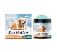 Pet Safe Ice Melt Safe for Concrete, Snow Salt Ice Melt Pet Friendly, Effectively Melt Ice and Snow for Driveway Sidewalk Concrete Road Garden (1PC)