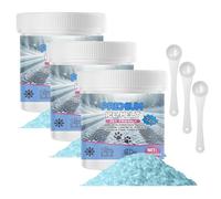 Pet Safe Ice Melt Safe for Concrete, Snow Salt Ice Melt Pet Friendly, Green Salt for Snow and Ice Removal, Rock Salt for Snow and Ice, Sidewalk Salt, Driveway Salt, Snow & Ice Melters (3PCS)